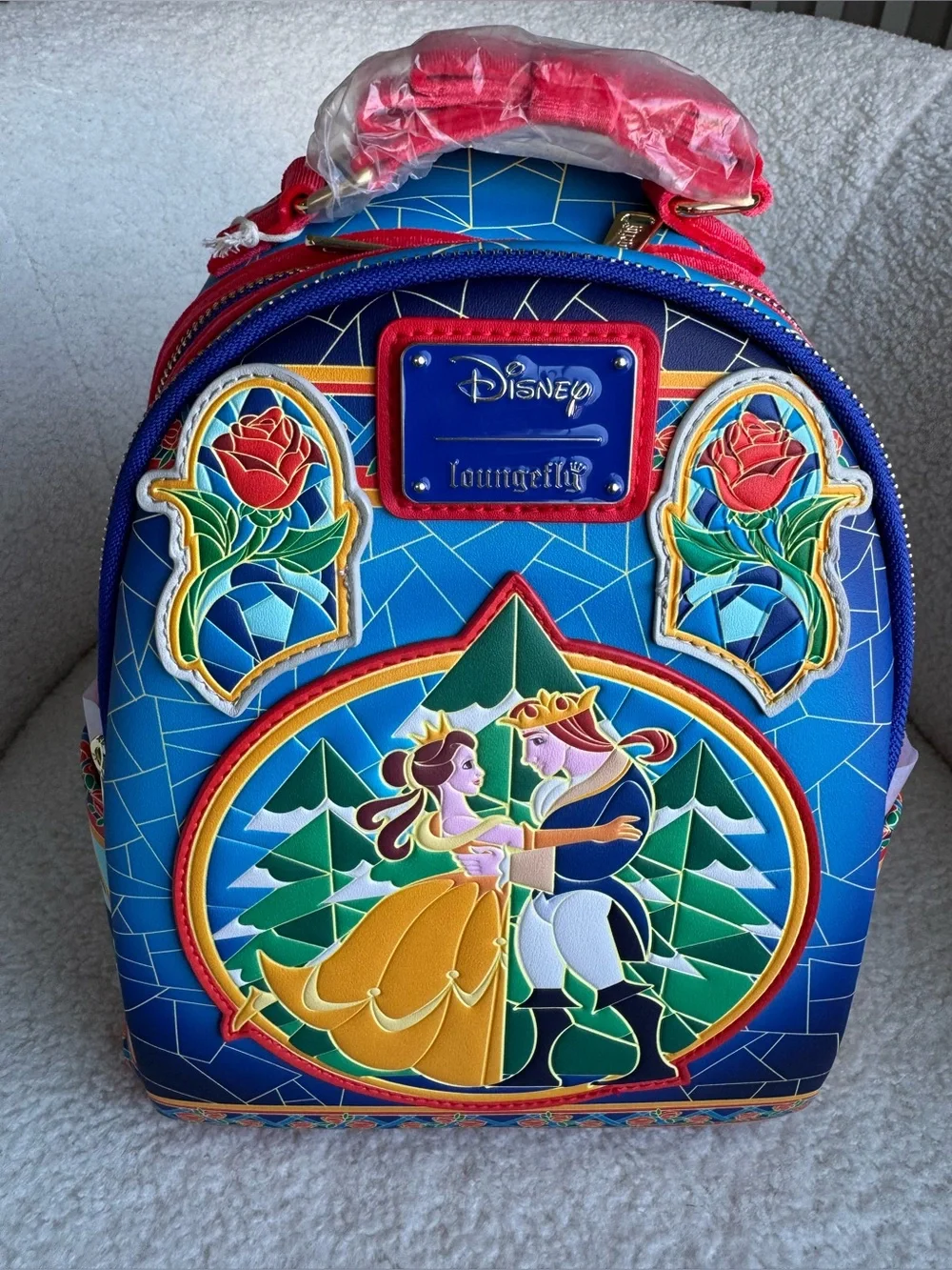 Disney Belle & Prince Stained-Glass Mini Backpack